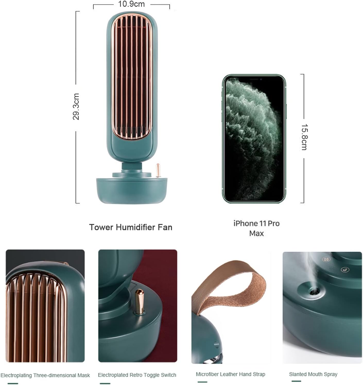 Ventilador de Torre con Humidificador Integrado - Frescura y Confort en un Solo Dispositivo