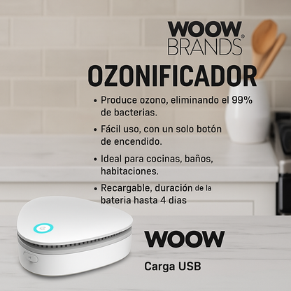 Esterilizador de Ozono Portátil Woowbrands®