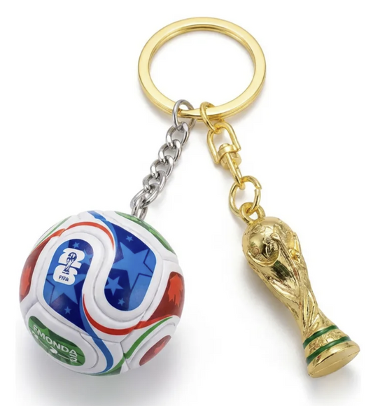 Llavero Balon TRIONDA y TROFEO Mundial 2026