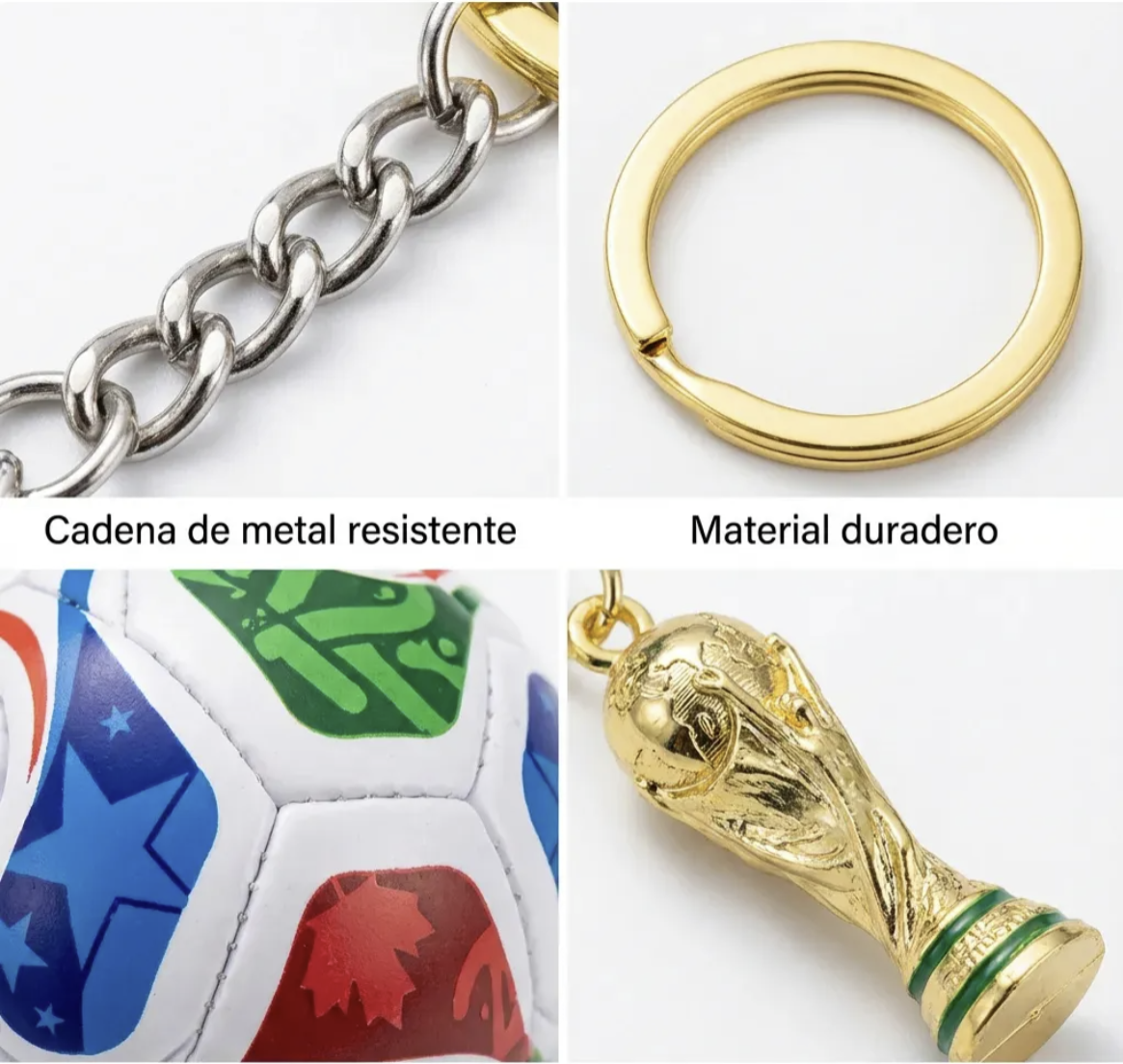 Llavero Balon TRIONDA y TROFEO Mundial 2026