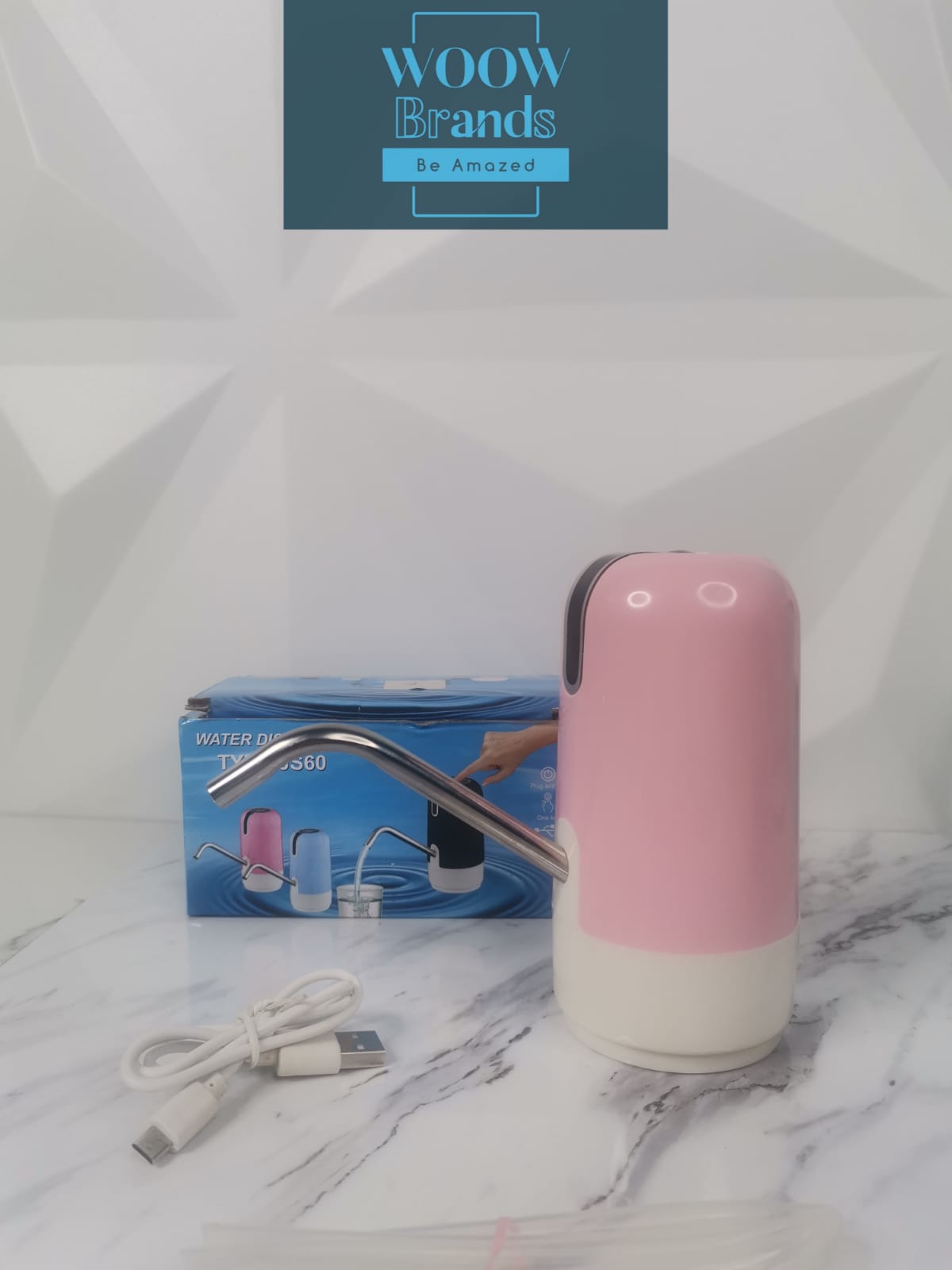 Dispensador de agua automático Rosa