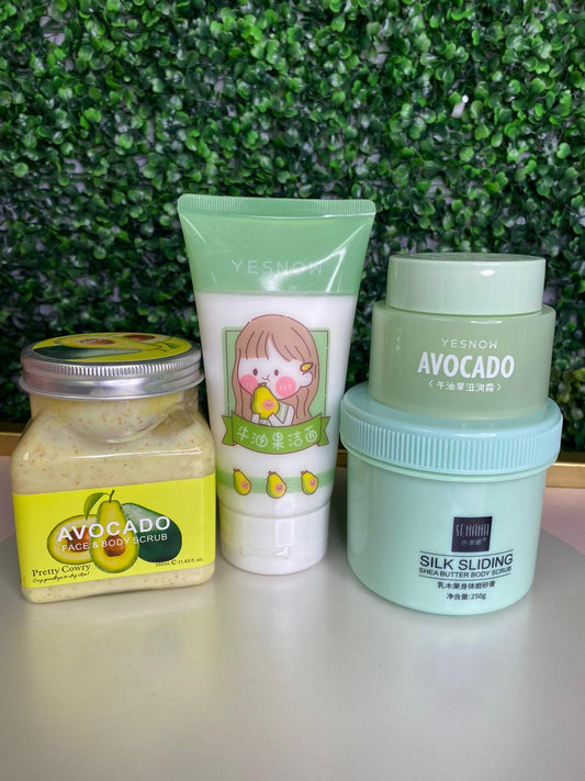 KIT 1 -  EXFOLIACION CON AGUACATE