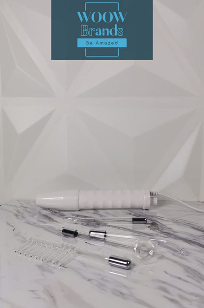 Alta Frecuencia Portátil Facial Y Corporal 4 Electrodos