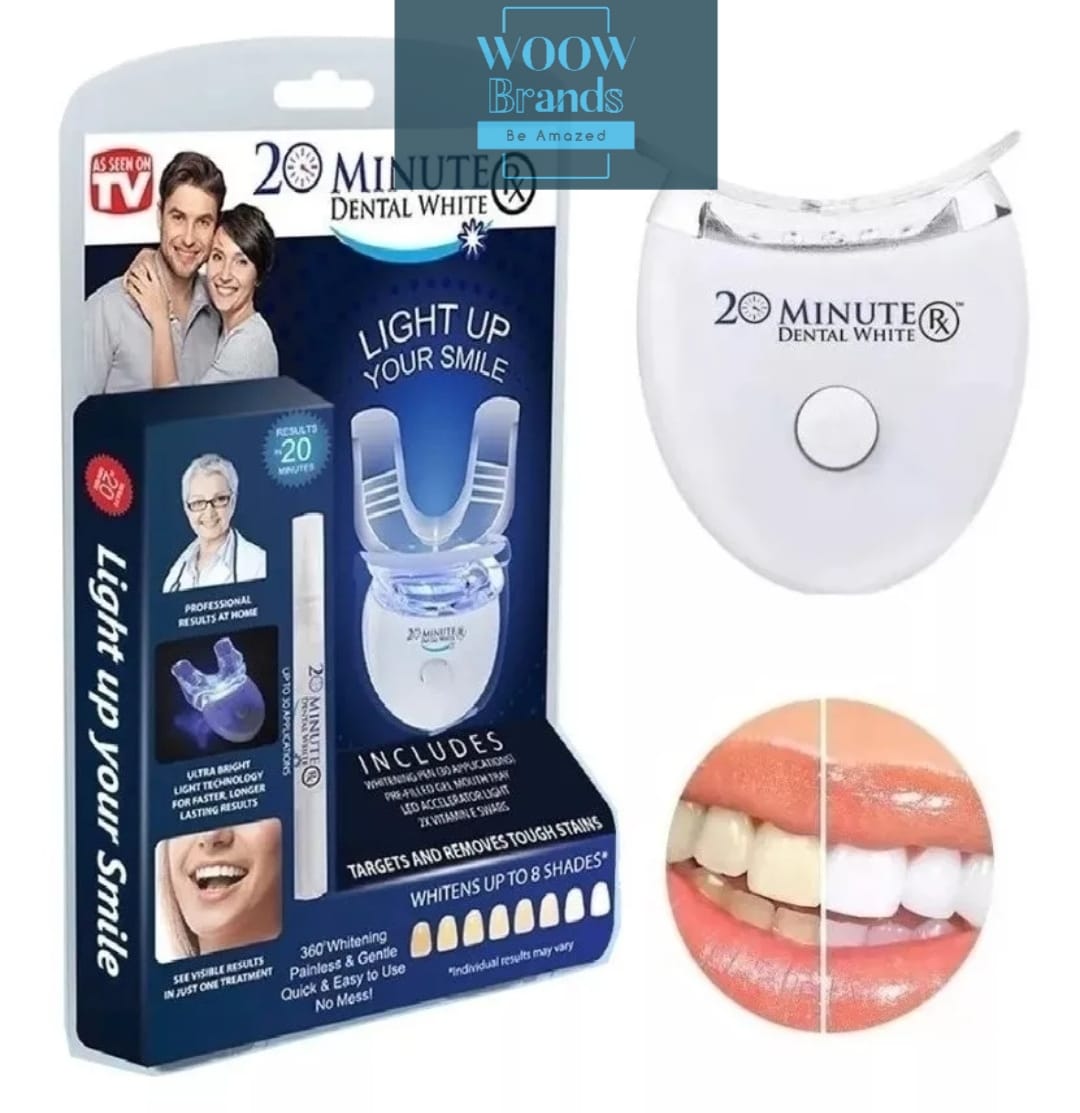 Blanqueador Dental Luz Led En 20 Minutos Sonrisa Billante