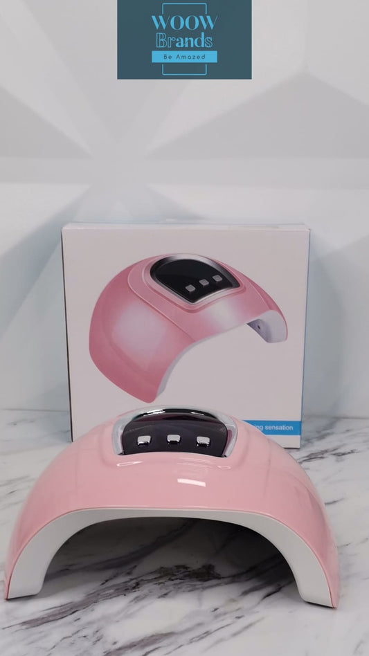 Lámpara de uñas UV LED Rosa 54w