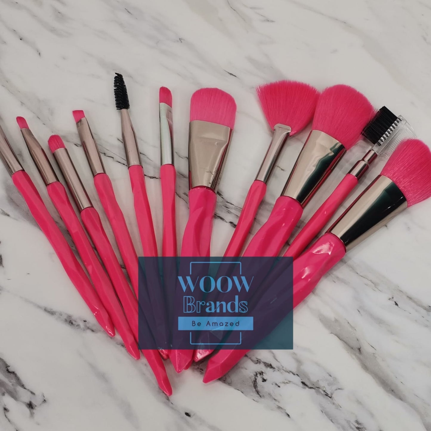 Set de 11 brochas para maquillaje